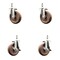 Service Caster 5 Inch 316SS High Temp Glass Filled Nylon 1/2 Inch Stem Caster Brakes SCC, 2PK SS316TS20S514-GFNSHT-121315-2-TLB-2 - alternate 1